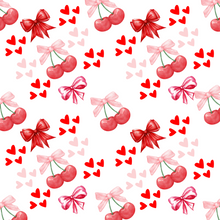 Load image into Gallery viewer, Acrylic Serving Tray - LOVE Collection - Bows + Cherries

