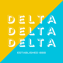 Load image into Gallery viewer, Acrylic Tray - Sorority Collection - DELTA DELTA DELTA - DUO2
