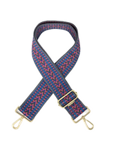 Load image into Gallery viewer, Mini Arrow Aztec Guitar Purse Strap - 5 colors Available
