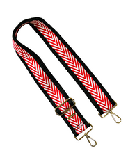 Load image into Gallery viewer, Aztec Arrow Embroidered Guitar like Purse Strap 7 colors available
