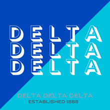 Load image into Gallery viewer, Acrylic Tray - Sorority Collection - DELTA DELTA DELTA - DUO1
