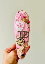 Load image into Gallery viewer, Hand Beaded Trendy Concert Headband - Swiftie Swift Inspired

