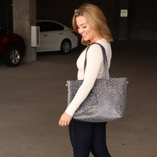 Load image into Gallery viewer, Jane Leather Perforated Large Tote
