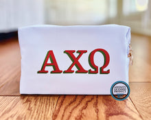 Load image into Gallery viewer, Licensed Sorority Accessory Cosmetic Bag

