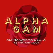 Load image into Gallery viewer, Acrylic Tray - Sorority Collection - ALPHA GAMMA DELTA - Rose
