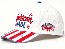 Load image into Gallery viewer, PREORDER American Made Hat – Patriotic Embroidered Hat - Ships 6/22

