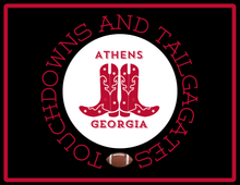 Load image into Gallery viewer, Acrylic Serving Tray - Gameday Boots Ready - ATHENS GEORGIA
