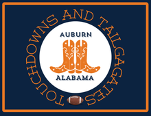 Load image into Gallery viewer, Acrylic Serving Tray - Gameday Boots Ready - AUBURN ALABAMA
