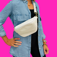 Load image into Gallery viewer, Hannah Colorful Nylon Sling Bum Hip Bag with Strap
