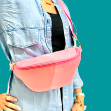 Load image into Gallery viewer, Hannah Colorful Nylon Sling Bum Hip Bag with Strap
