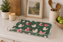 Load image into Gallery viewer, Holiday Collection Acrylic Tray – 8.5 x 11 Small
