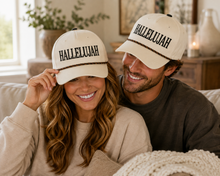 Load image into Gallery viewer, PREORDER Hallelujah Unisex Embroidered Hat SHIPS 10/15
