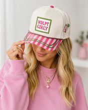 Load image into Gallery viewer, PREORDER Needlepoint Girly Hat SHIPS 10/15

