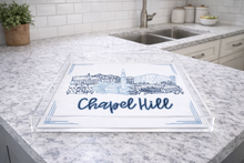 Load image into Gallery viewer, Acrylic Serving Tray - North Carolina Blue Collection - 12x12 MEDIUM
