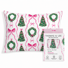 Load image into Gallery viewer, PREORDER Silky Satin Pillowcase PREPACK– Holiday Collection SHIPS 10/01
