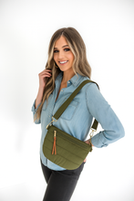 Load image into Gallery viewer, Addison Quilted Nylon Waist Sling Bag

