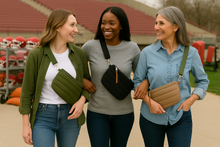 Load image into Gallery viewer, Addison Quilted Nylon Waist Sling Bag
