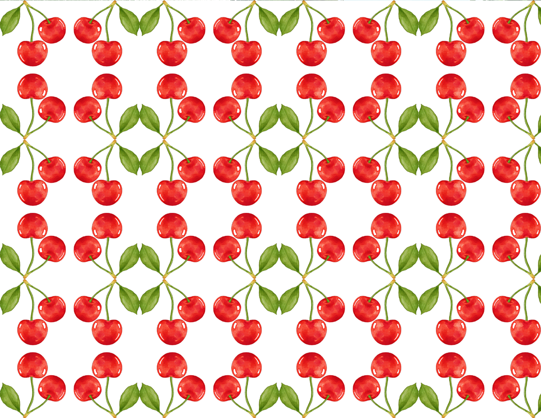 Acrylic Serving Tray - SUMMER VIBES - CHERRIES