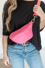 Load image into Gallery viewer, Hannah Colorful Nylon Sling Bum Hip Bag with Strap
