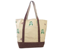 Load image into Gallery viewer, Football Canvas Tote
