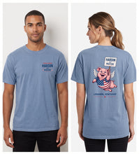 Load image into Gallery viewer, Hardin for Mayor Commemorative Ham Days Tee | Washed Denim PICKUP 09/23
