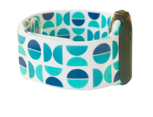 Load image into Gallery viewer, Blue and Aqua Retro Apple Watch Band
