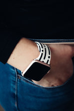 Load image into Gallery viewer, Black Line Apple Watch Band

