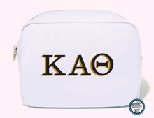 Load image into Gallery viewer, Licensed Sorority Accessory Cosmetic Bag
