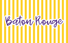 Load image into Gallery viewer, Acrylic serving Tray - Baton Rouge LOUISIANA LSU Collection - GAMEDAY 8.5 X 11 SMALL
