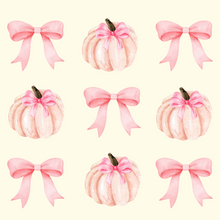 Load image into Gallery viewer, Acrylic Serving Tray - FALL COLLECTION - Pink Pumpkins + Bows
