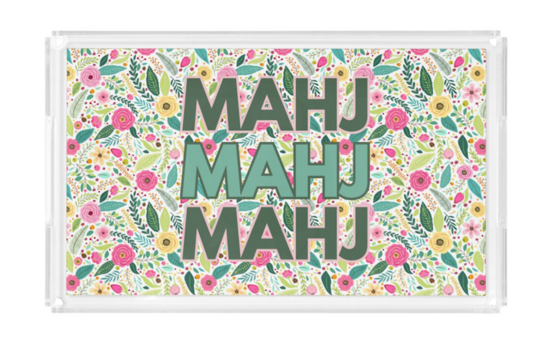 Acrylic Serving Tray - Spring 2025 Collection - MAHJ