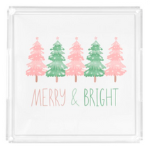 Load image into Gallery viewer, Acrylic Tray Interchangeable Insert Set of 4 - Pick your size - HOLIDAY BUNDLE 2
