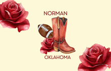Load image into Gallery viewer, ART ONLY Tray Insert - Norman Oklahoma Collection - GAMEDAY 11x17 LARGE
