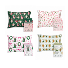 Load image into Gallery viewer, PREORDER Silky Satin Pillowcase PREPACK– Holiday Collection SHIPS 10/01
