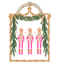 Load image into Gallery viewer, Nutcracker Trio UV Printed Door Hanger 24" Tall - Holiday Collection
