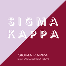 Load image into Gallery viewer, Acrylic Tray - Sorority Collection -SIGMA KAPPA - DUO
