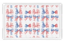 Load image into Gallery viewer, Acrylic serving Tray - 2025 Patriotic Collection -  8.5 X 11 SMALL

