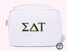 Load image into Gallery viewer, Licensed Sorority Accessory Cosmetic Bag
