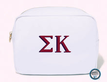Load image into Gallery viewer, Licensed Sorority Accessory Cosmetic Bag
