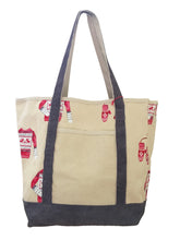 Load image into Gallery viewer, Red Sweater Canvas Tote
