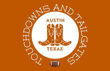 Load image into Gallery viewer, Acrylic serving Tray - Austin Texas Collection - GAMEDAY 12 X 12 MEDIUM
