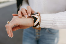 Load image into Gallery viewer, HALLOWEEN Black Orange Geometric Apple Watch Band
