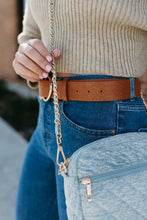 Load image into Gallery viewer, SueEllen Quilted Small Crossbody Bag with Gold Chain Strap

