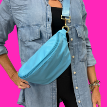 Load image into Gallery viewer, Hannah Colorful Nylon Sling Bum Hip Bag with Strap
