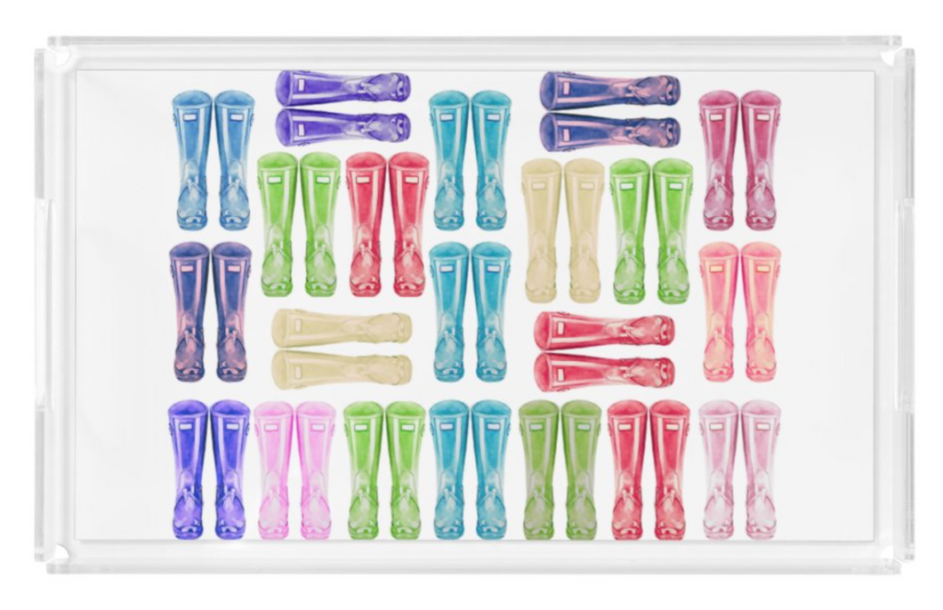 Acrylic Serving Tray - Spring 2025 Collection - Welly
