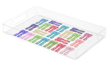 Load image into Gallery viewer, Acrylic Serving Tray - Spring 2025 Collection - Welly
