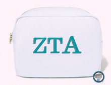 Load image into Gallery viewer, Licensed Sorority Accessory Cosmetic Bag
