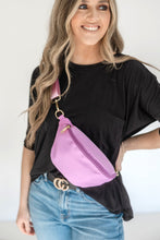 Load image into Gallery viewer, Hannah Colorful Nylon Sling Bum Hip Bag with Strap
